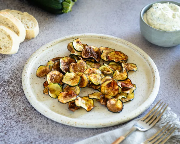 Zucchini-Chips aus dem Airfryer