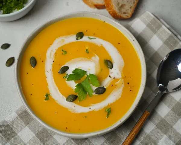 Butternut-Kürbis-Suppe