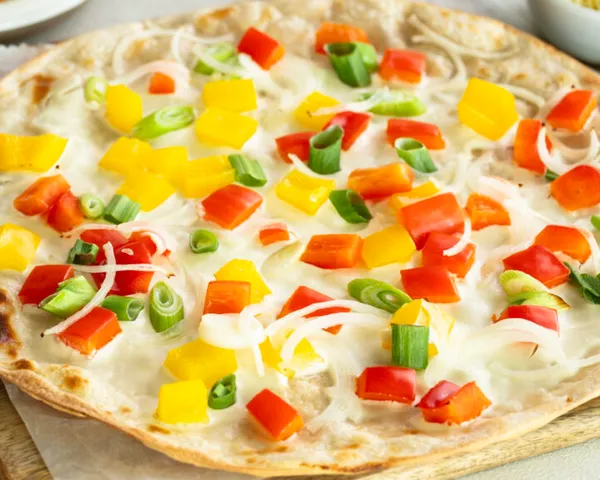 Flammkuchen mit Paprika