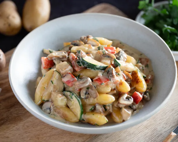 Schupfnudeln mit Gemüse